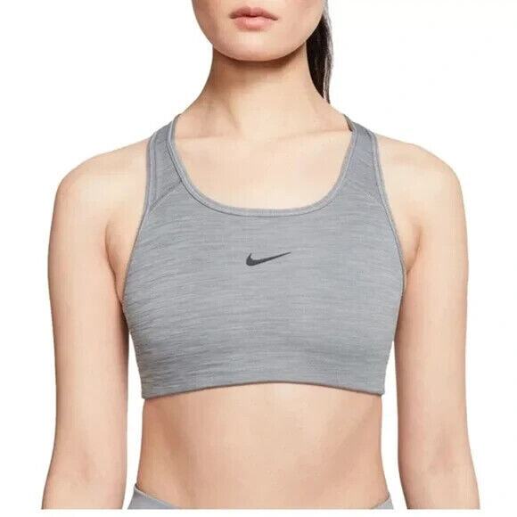 Nike Swoosh Women's Medium Support 1 Piece Pad Sports Bra BV3636-084 XS NWT - Picture 1 of 5